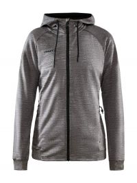 Kapuzenjacke Damen Grau